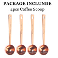 Yuming Factory Coffee Measuring Scoop, 4pcs Stainless Steel 1 Tablespoon Spoon - Rose Gold